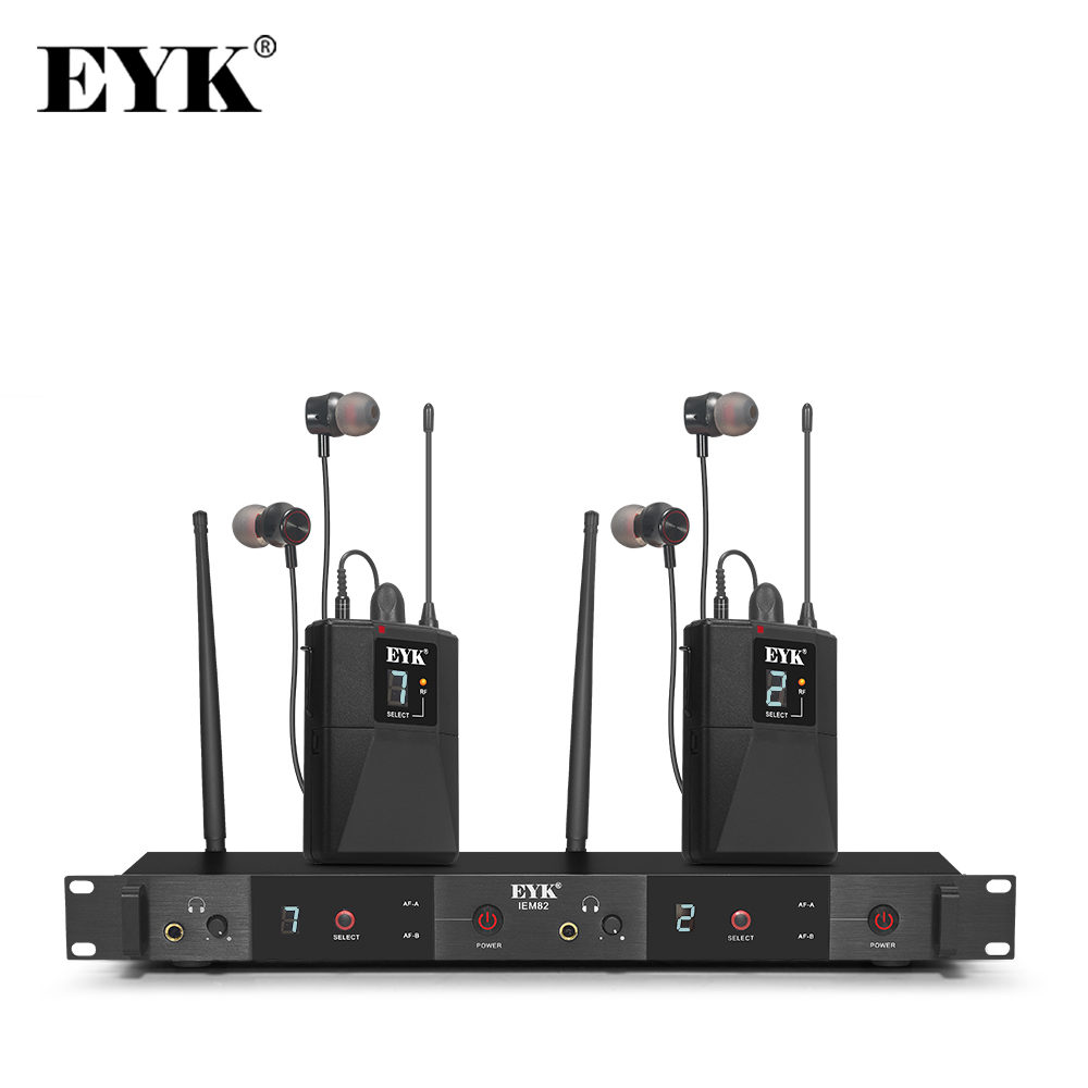 In Ear Monitors For Singers - EYK IEM82 UHF Wireless In Ear