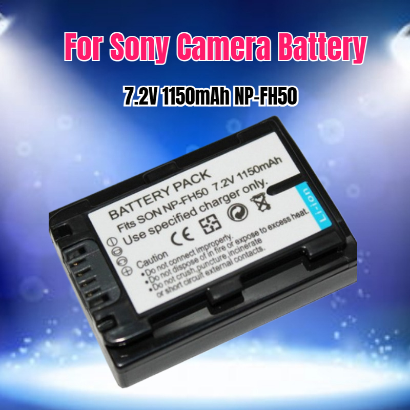 Drones - 7.2V 1150mAh NP-FH50 Camera Battery for