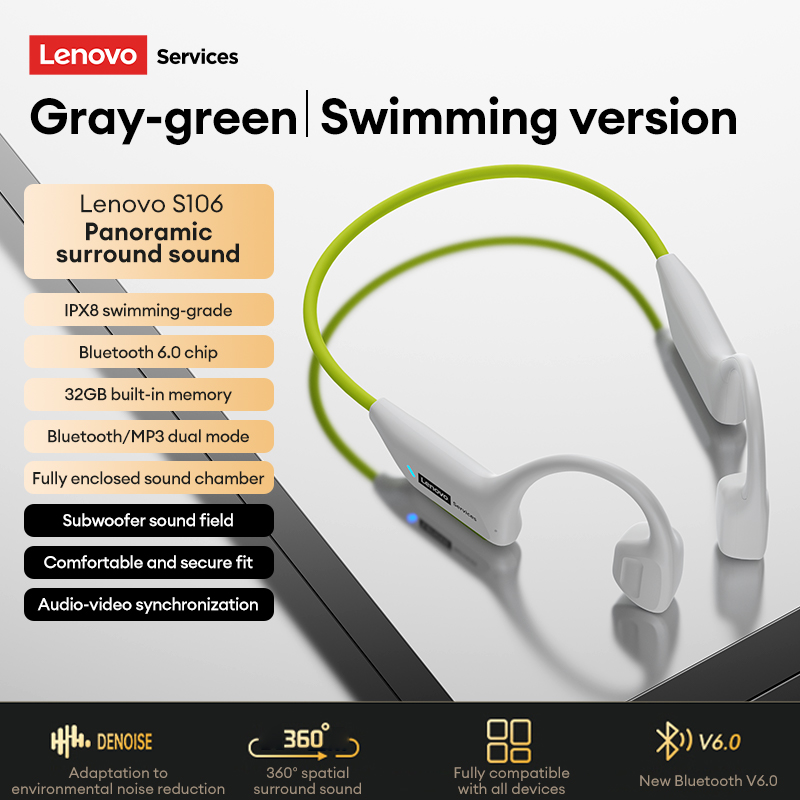 Choice Lenovo S106 Bone Conduc - Bone Conduction Running Headphones recension och pris