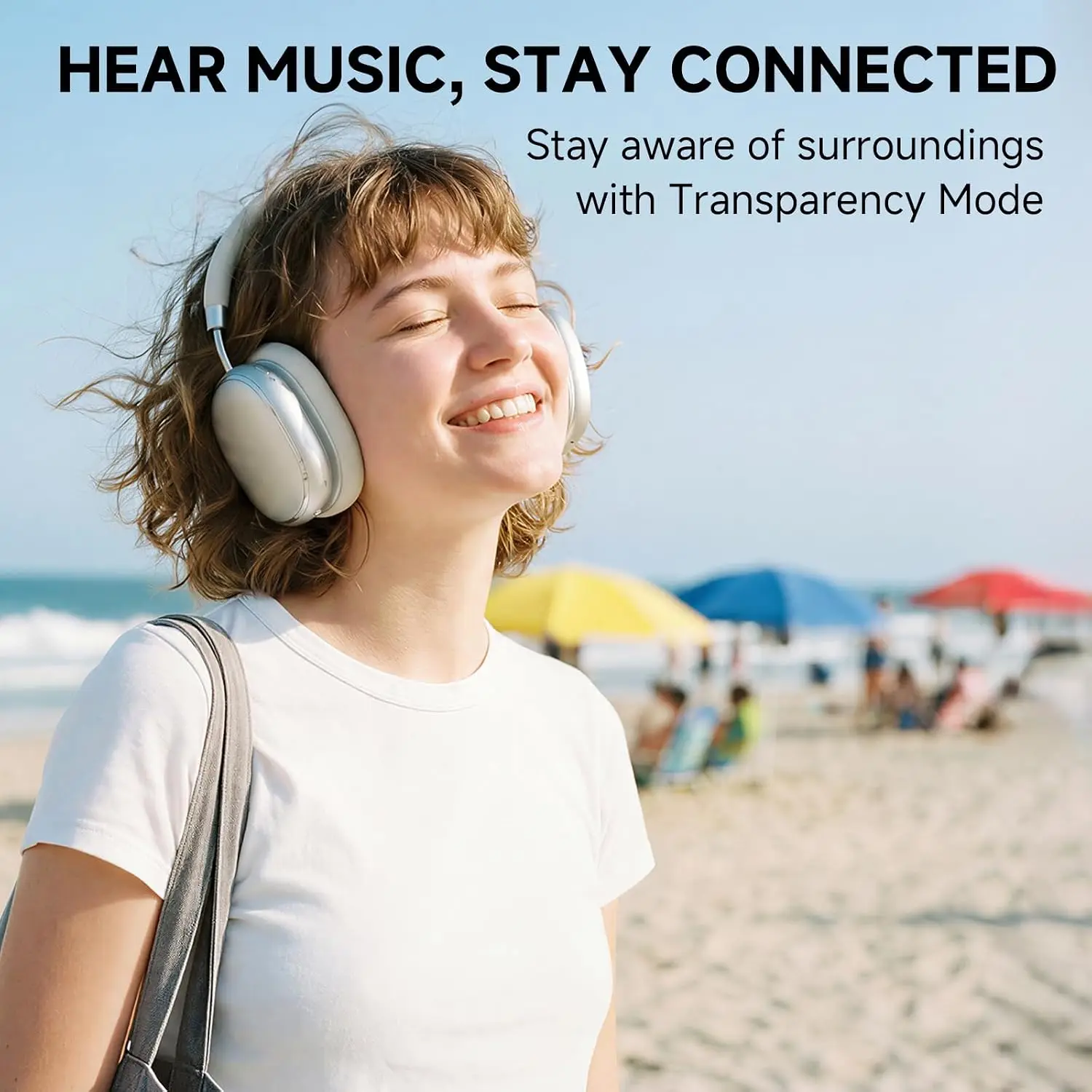 Hybrid Adaptive Noise Cancelli - Anc Wireless Over Ear Headphones recension och pris