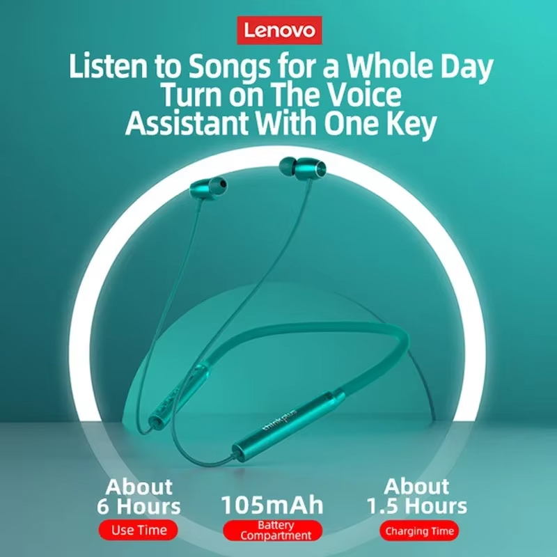 New Lenovo HE05X HE05 Pro Neck - Magnetic Neckband Sports Earphones recension och pris