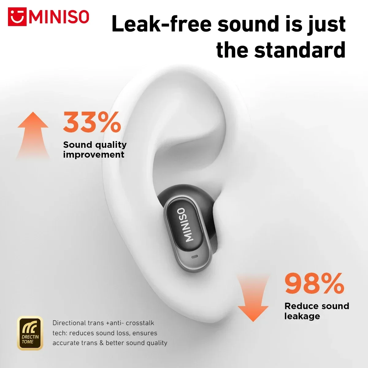 MINISO MS105 Bluetooth Earphon - Type C Wired Earphones With Mic recension och pris