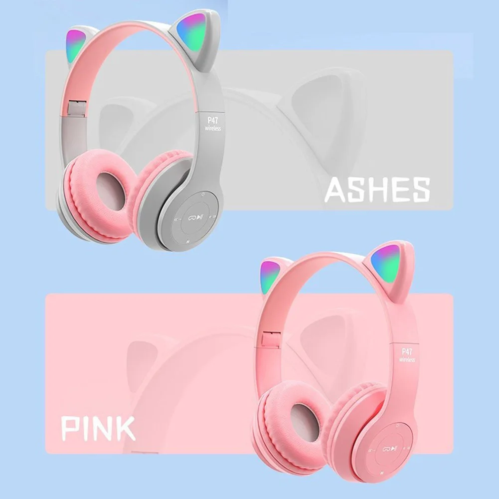 Flashing LED Cute Cat Ears Hea - Cat Ear Bluetooth Headset Led recension och pris