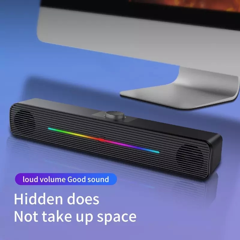 E-1407 Wholesale RGB Lights Wi - Rgb Computer Soundbar For Pc recension och pris