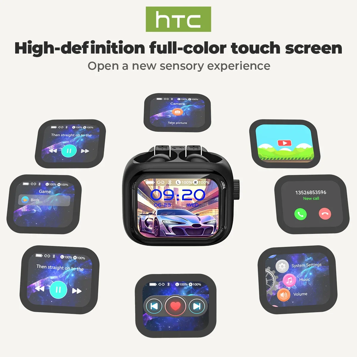 [Ultra HD Screen] HTC NE40 Ear - Sleep Mask Headphones Bluetooth recension och pris