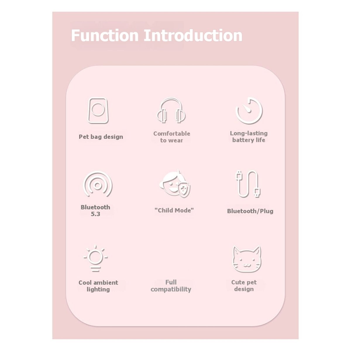 [VALUE PACK]Cute Cat Ear Bluet - Cat Ear Bluetooth Headset Led recension och pris