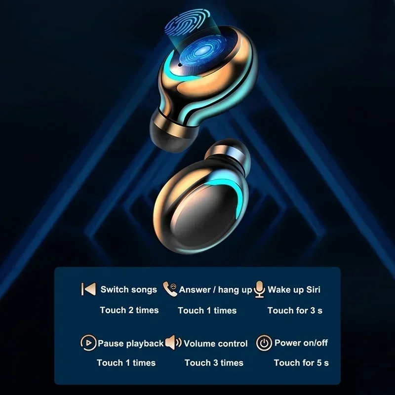 TWS Wireless Earbuds Fone Blue - Tws Earbuds Bluetooth 5.3 recension och pris