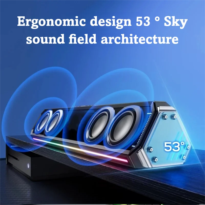 Gaming Soundbar with RGB Light - Rgb Computer Soundbar For Pc recension och pris