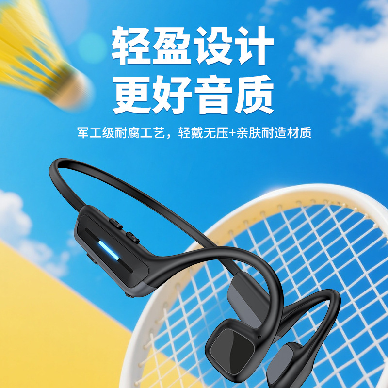 NEW Real Bone Conduction Sport - Bone Conduction Running Headphones recension och pris