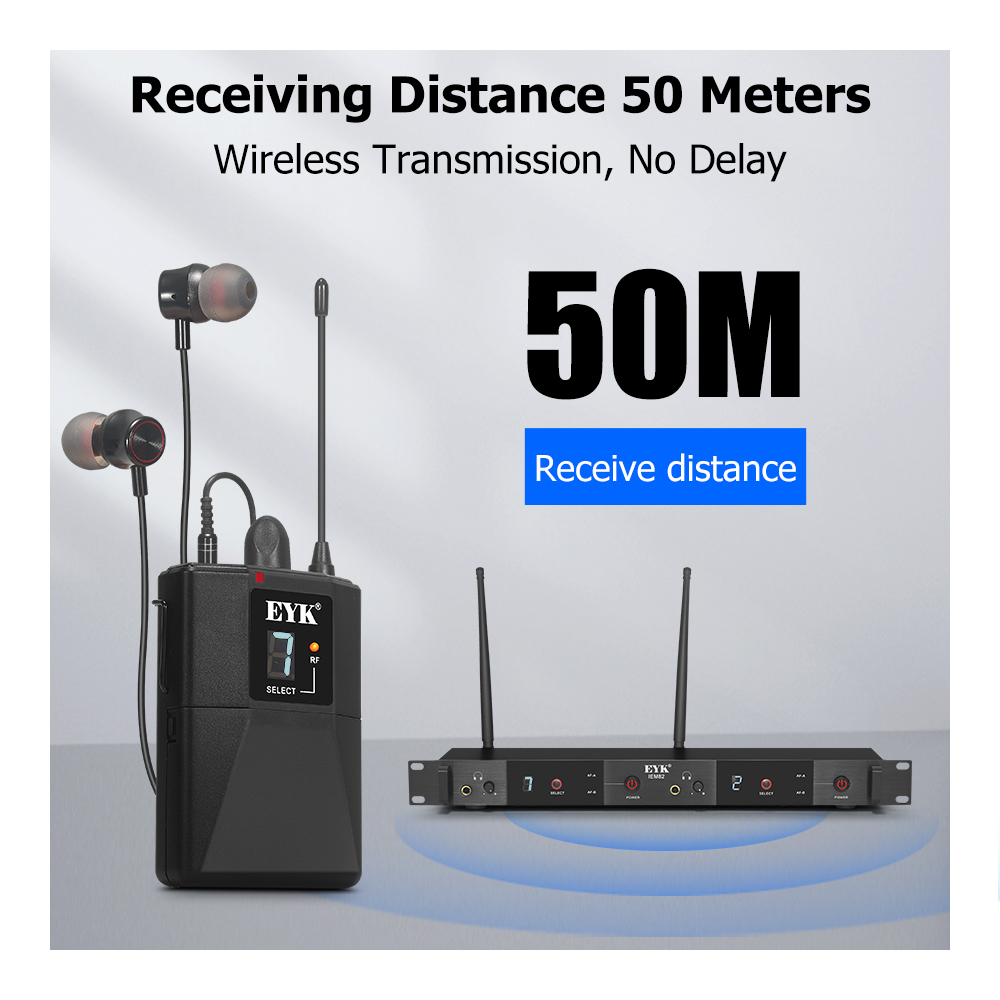 EYK IEM82 UHF Wireless In Ear  - In Ear Monitors For Singers recension och pris