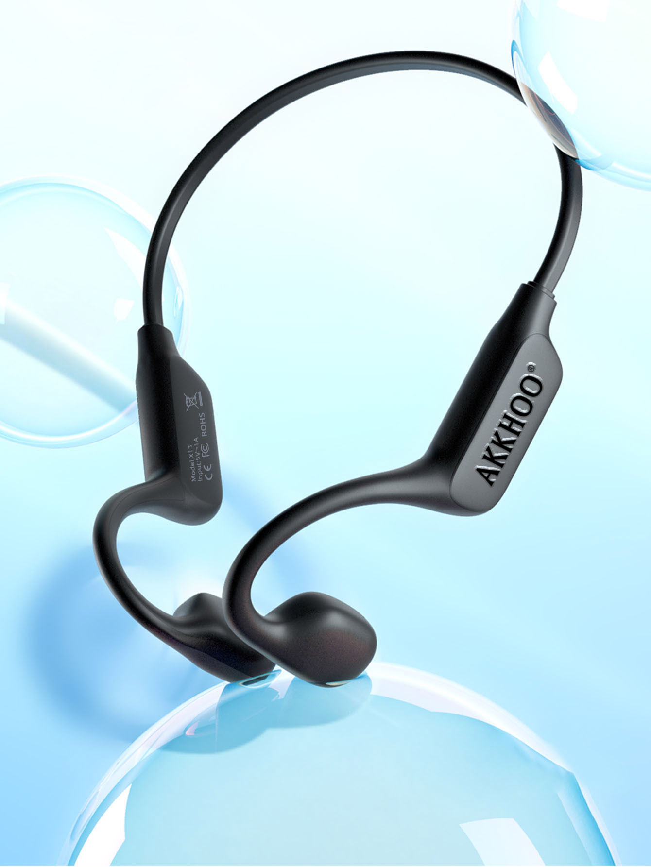 Open Ear Bone Conduction Bluet - Bone Conduction Running Headphones recension och pris