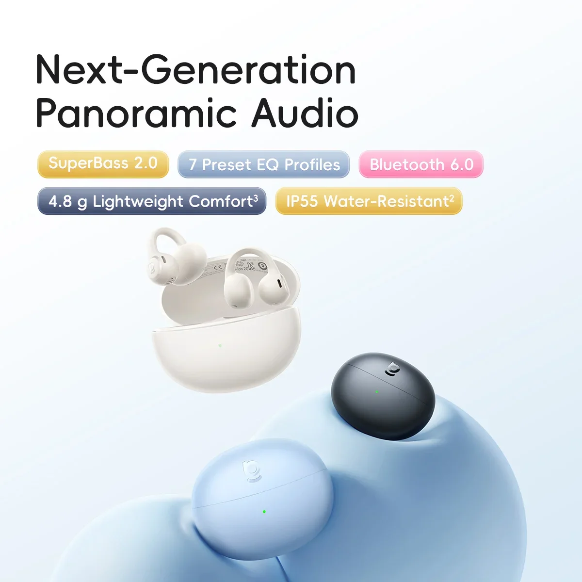Baseus Bass BC1 Lite Open Ear  - Open Ear Air Conduction Headphones recension och pris