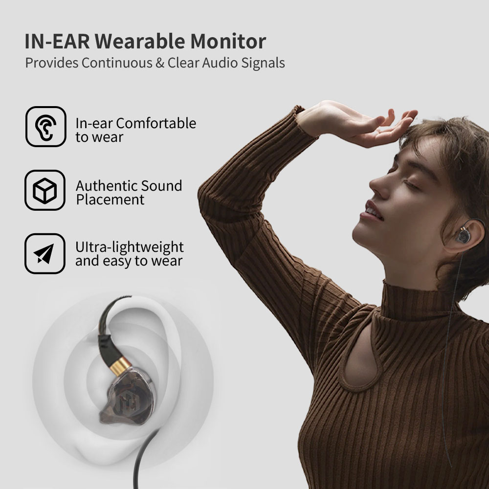 LMBGM SE9 UHF Wireless In Ear  - In Ear Monitors For Singers recension och pris