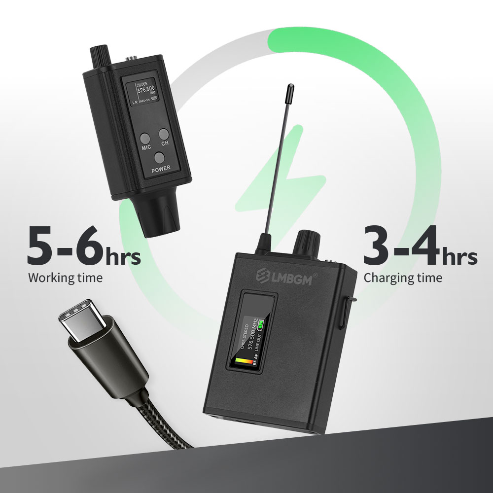 LMBGM SE9 UHF Wireless In Ear  - In Ear Monitors For Singers recension och pris
