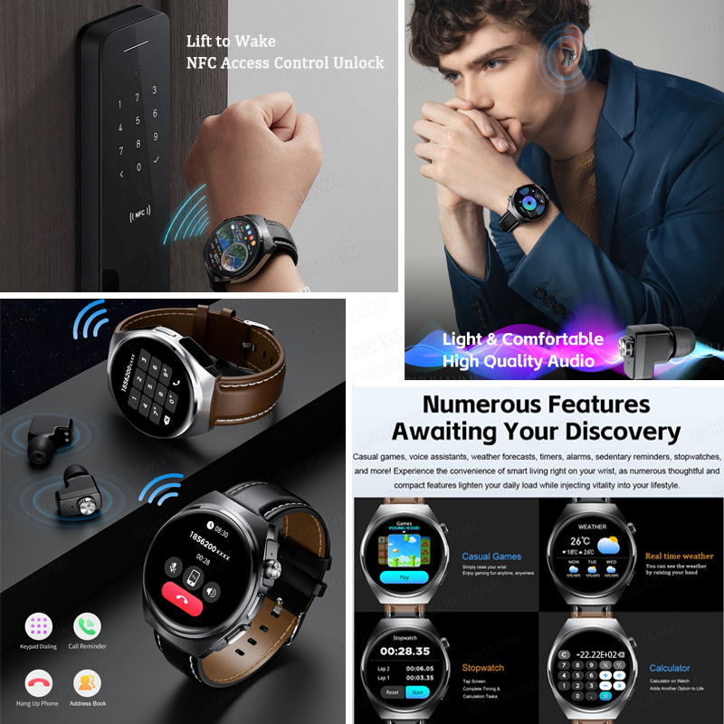 For Man Women New 2 in 1 Smart - Tws Earbuds Bluetooth 5.3 recension och pris