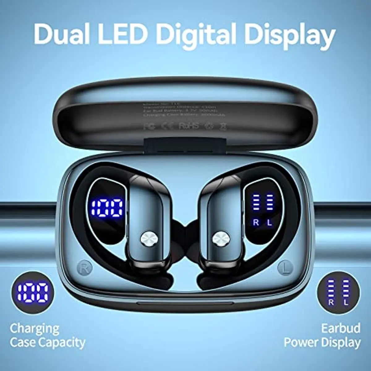 Wireless Earbuds Bluetooth Hea - Anc Wireless Over Ear Headphones recension och pris