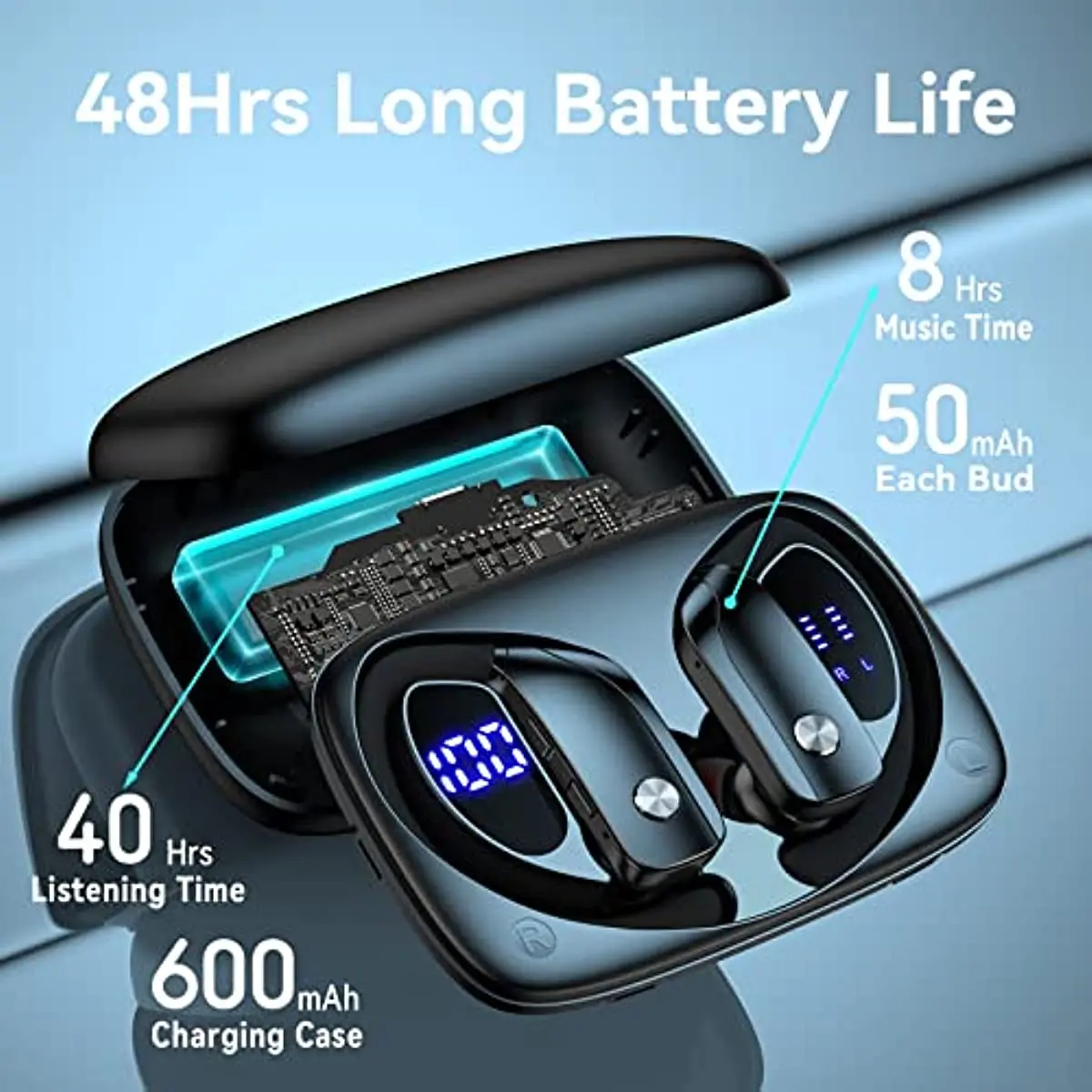 Wireless Earbuds Bluetooth Hea - Anc Wireless Over Ear Headphones recension och pris