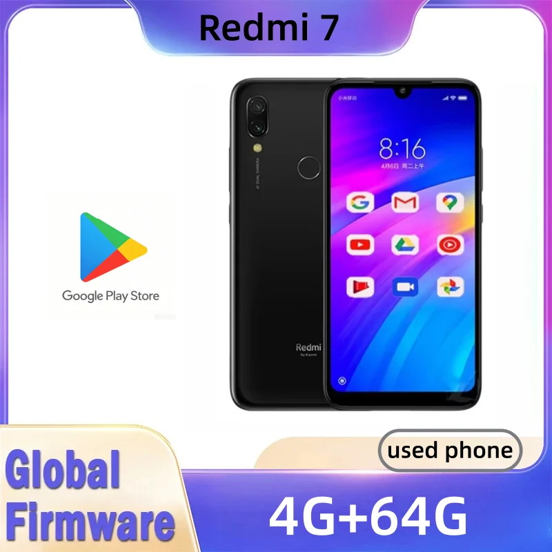 Xiaomi Redmi 7 Cellphone with  - Cameras recension och pris