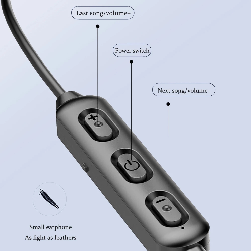 Wireless Bluetooth 5.0 Earphon - Magnetic Neckband Sports Earphones recension och pris