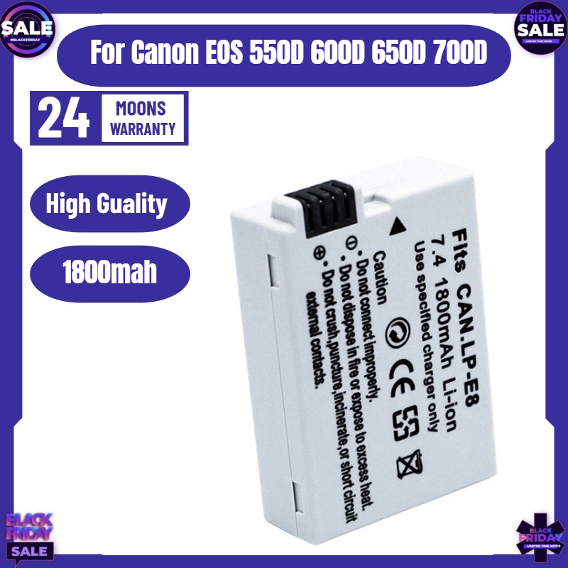 New LP-E8 Camera Battery for C - Drones recension och pris