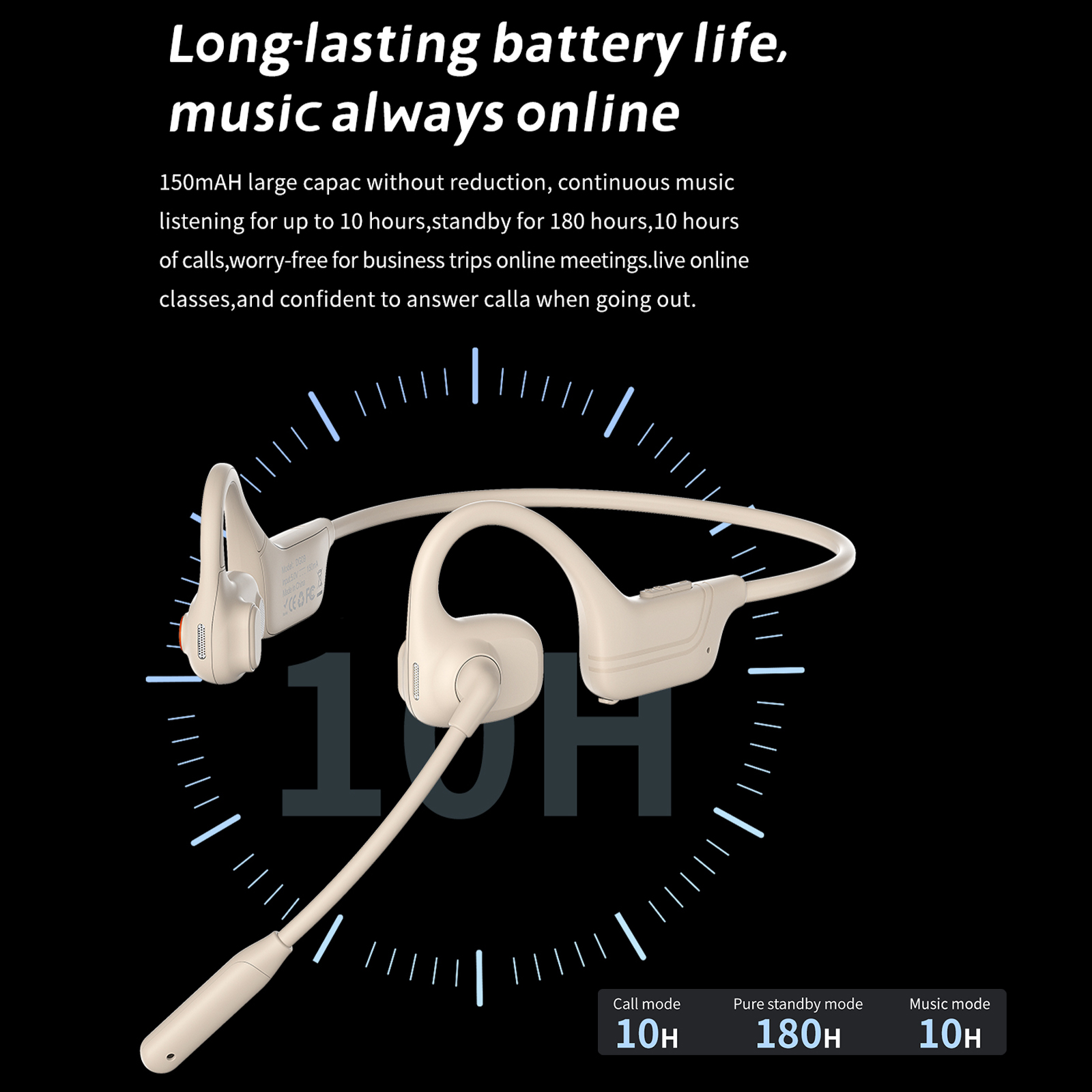 2026 JY Bone Conduction Headse - Bone Conduction Running Headphones recension och pris