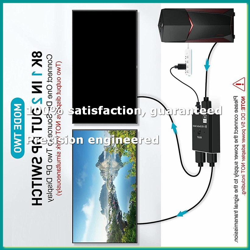 8K DisplayPort Switch 2 in 1 O - Laptops recension och pris