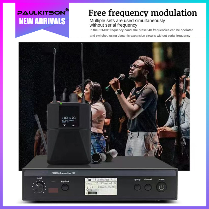 Paulkitson PSM300 UHF Wireless - In Ear Monitors For Singers recension och pris