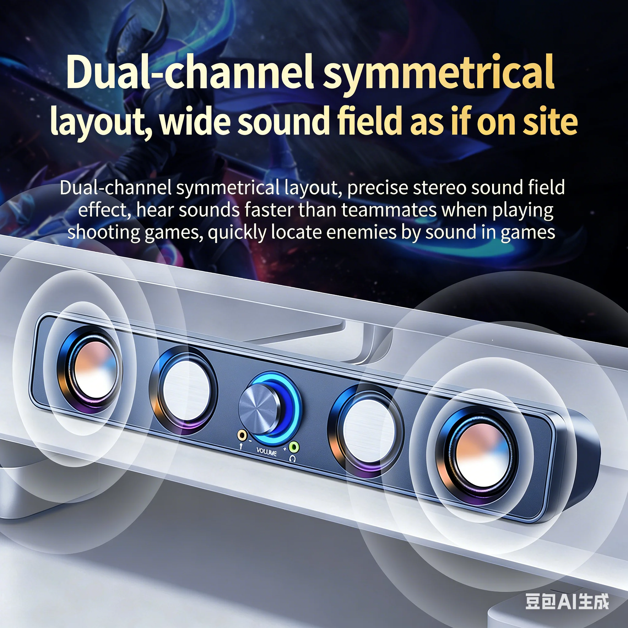 Home Theater Speakers System S - Rgb Computer Soundbar For Pc recension och pris