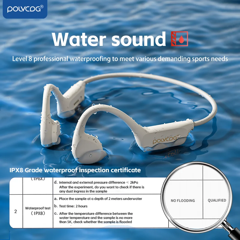 POLVCDG Bone Conduction Headse - Bone Conduction Running Headphones recension och pris
