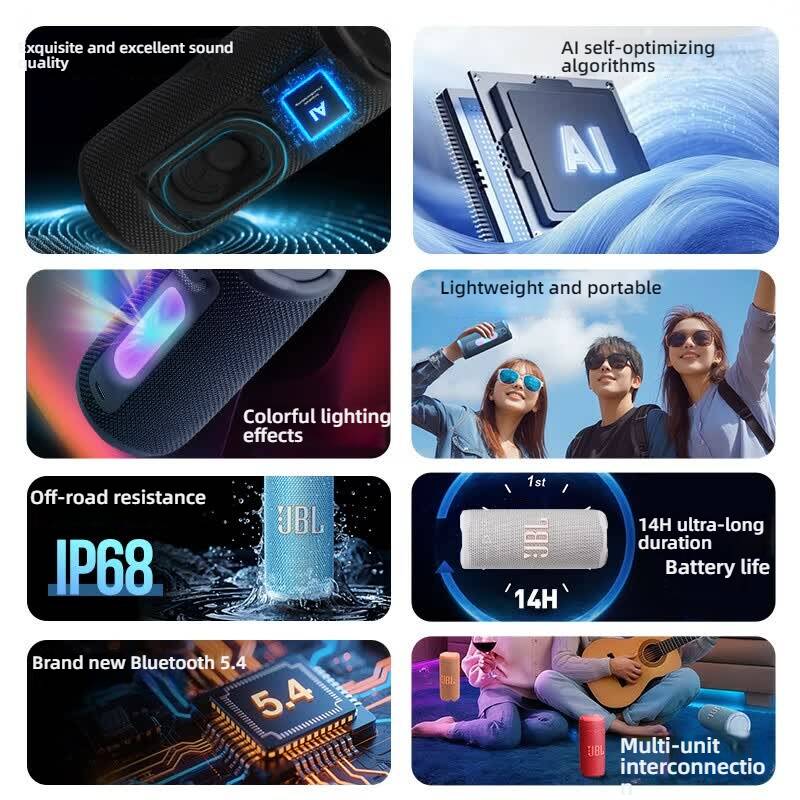Skiing Banquet JBL GRIP IPX7 W - Portable Bluetooth Speaker Waterproof Ipx7 recension och pris