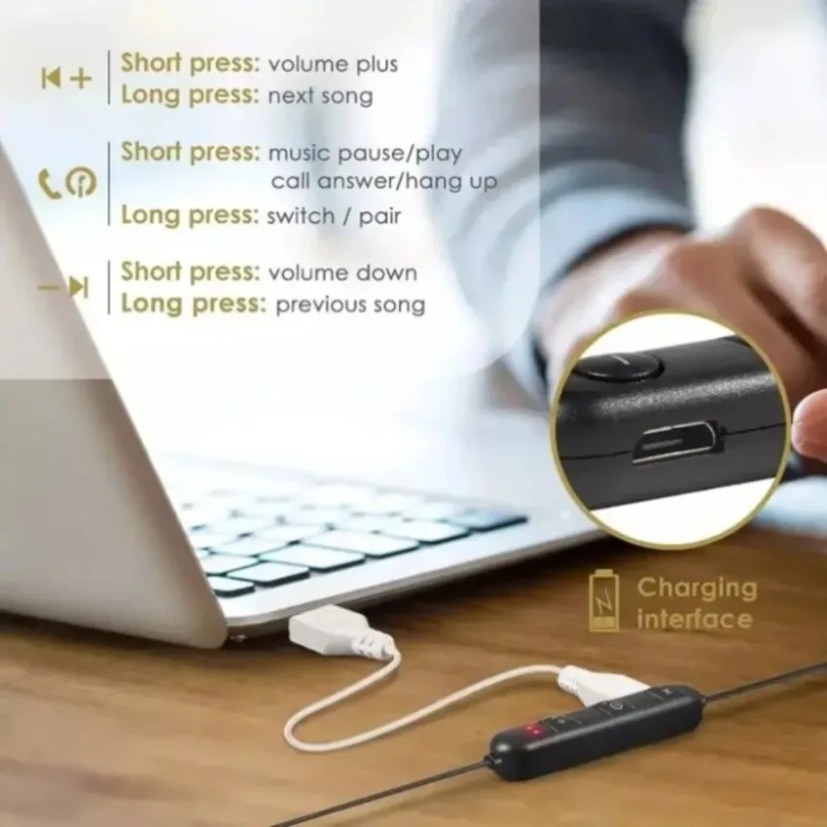Neckband Bluetooth Earphones I - Magnetic Neckband Sports Earphones recension och pris