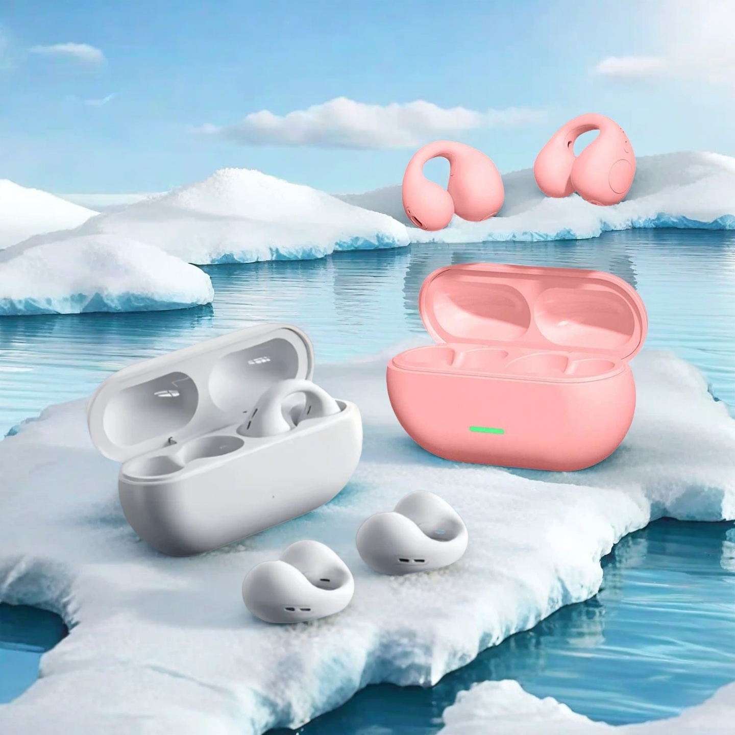 Wireless Ear Clip On Earphone  - Open Ear Air Conduction Headphones recension och pris