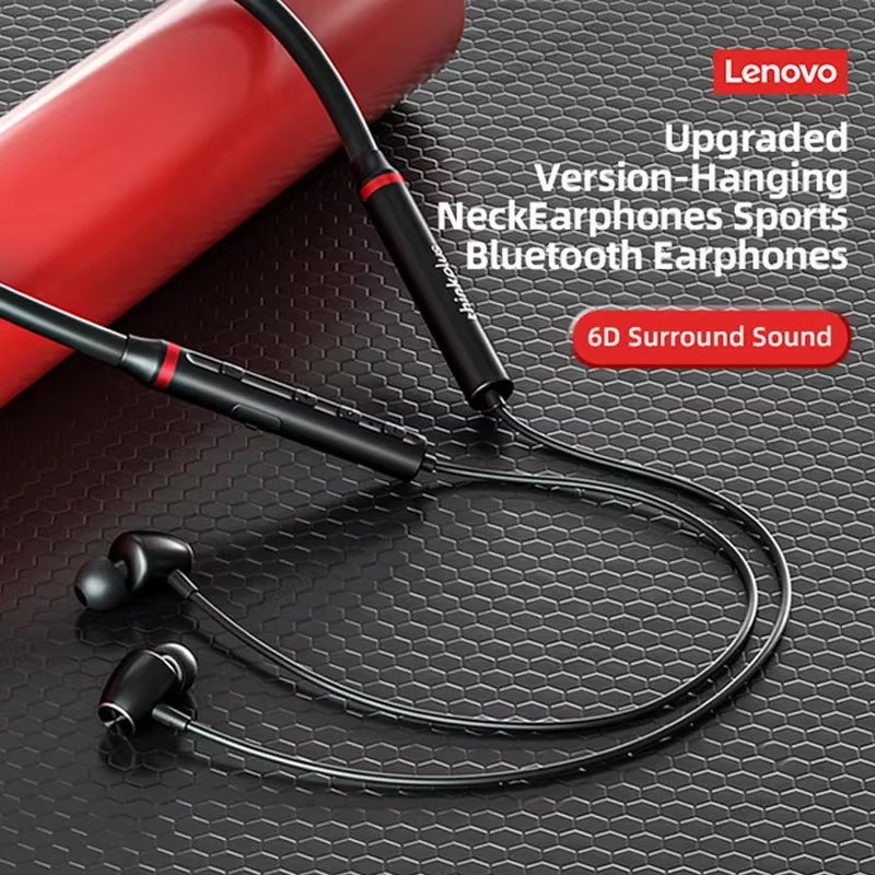 100% Origial Lenovo HE05X Blue - Magnetic Neckband Sports Earphones recension och pris