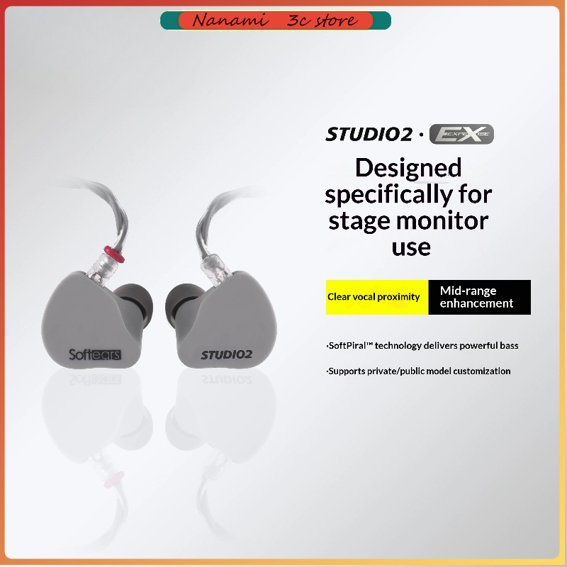 Softears Studio2 HiFi Wired He - In Ear Monitors For Singers recension och pris