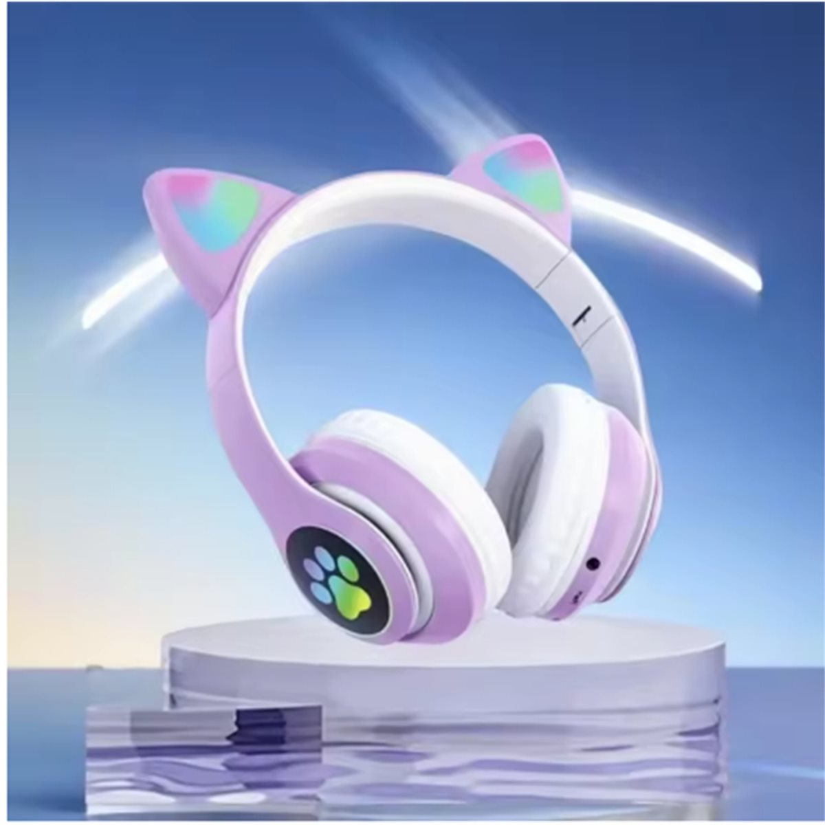 DT75BG Cute Cat Ear Bluetooth  - Cat Ear Bluetooth Headset Led recension och pris